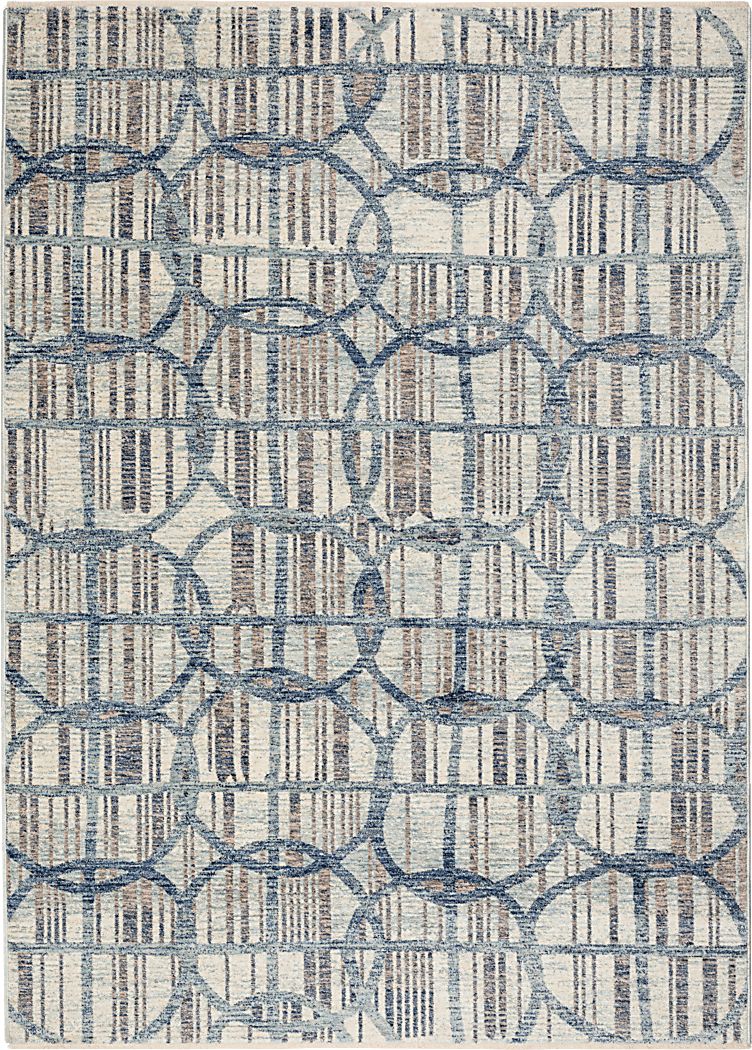 Ruoli Blue 7'10 x 10' Rug