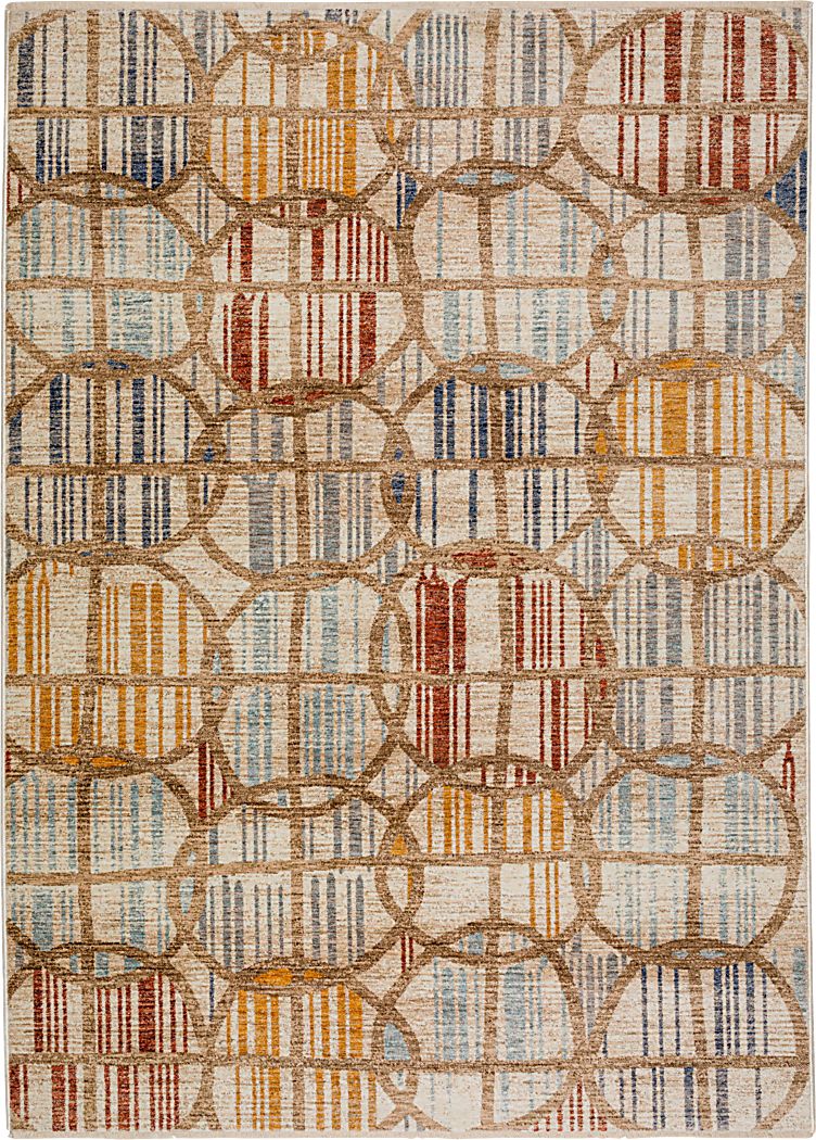 Ruoli Brown/Multi 7'10 x 10' Rug