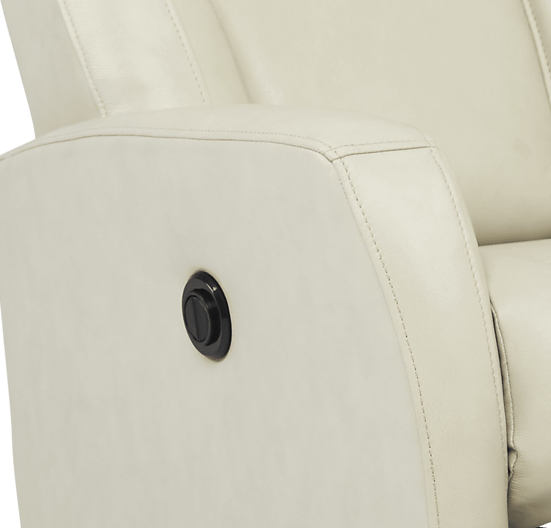 Ruperto Beige Leather Power Recliner - Image 3
