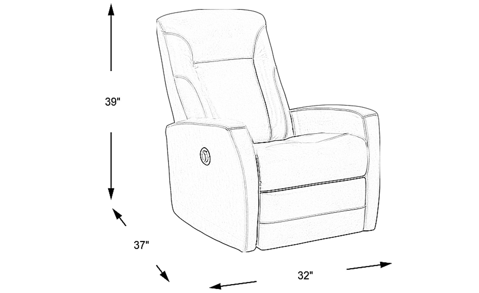 Dimension Image. Please refer to the Dimension Tab on this page for dimension details.