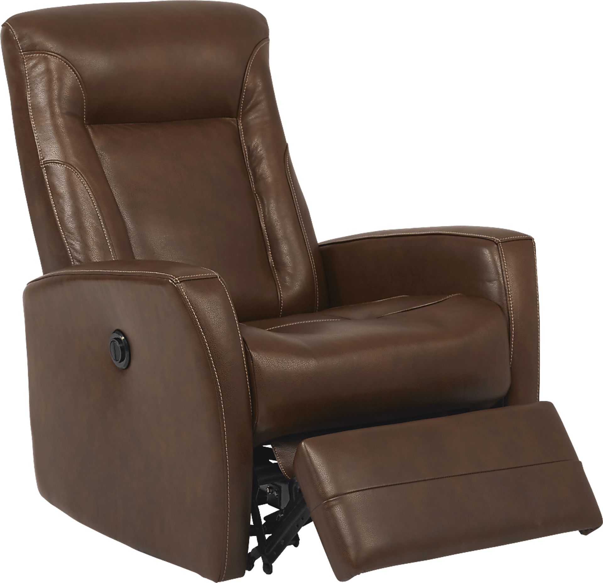Ruperto Brown Leather Power Recliner - Image 2