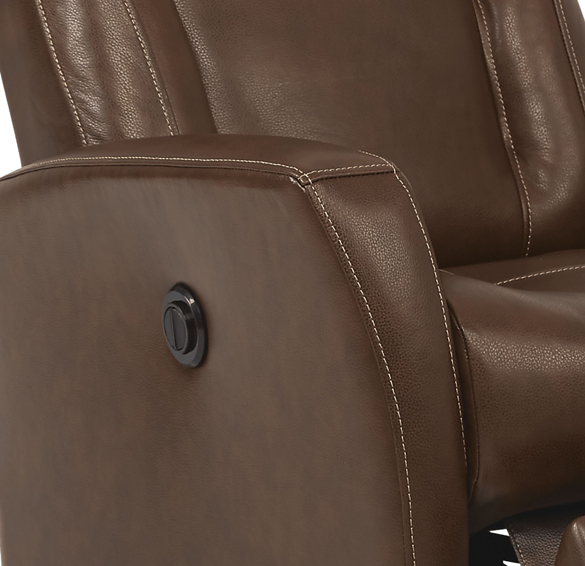 Ruperto Brown Leather Power Recliner - Image 3