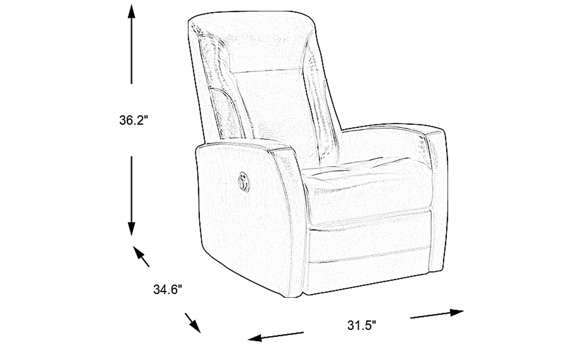 Dimension Image. Please refer to the Dimension Tab on this page for dimension details.