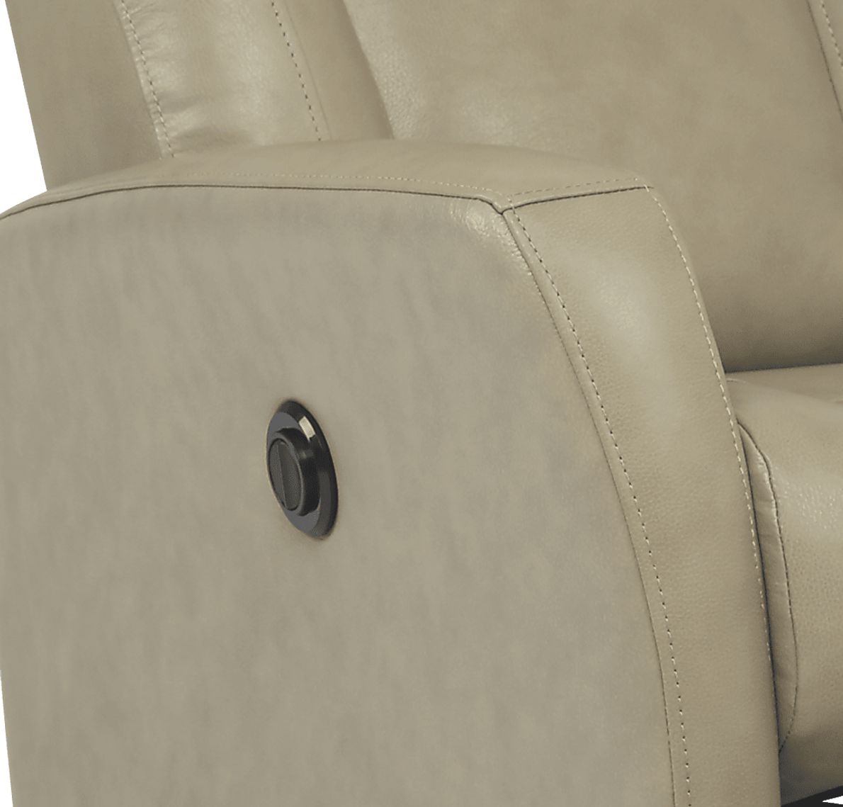 Ruperto Gray Leather Power Recliner Rooms To Go