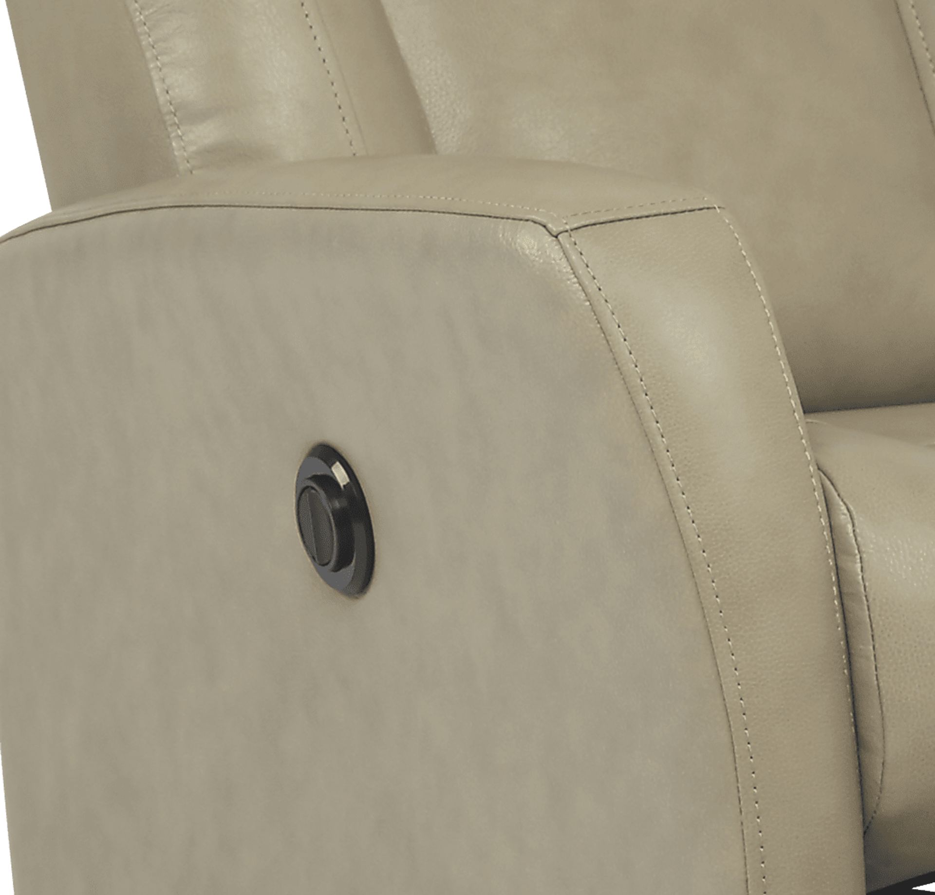 Ruperto Stone Leather Power Recliner - Image 3
