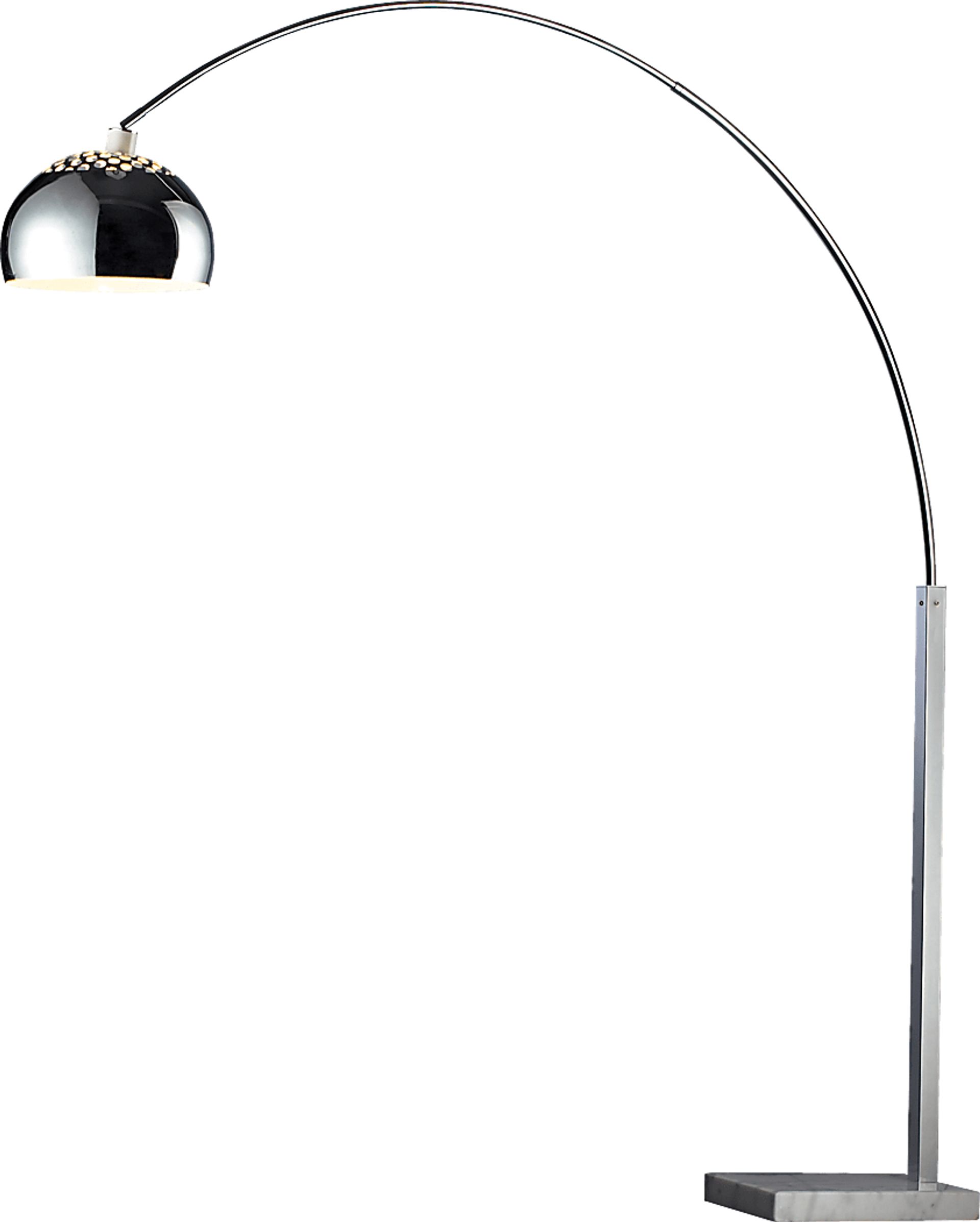 Rushwood Moor Silver Floor Lamp - Image 1