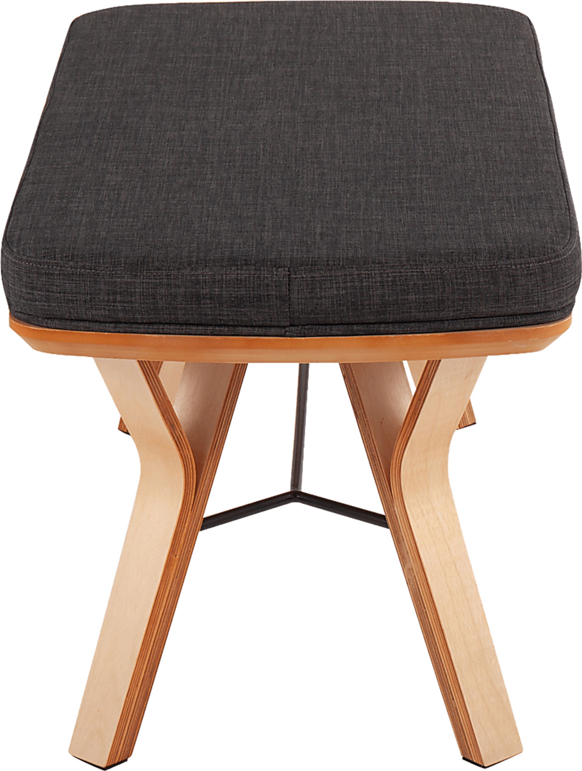 Rushworth I Charcoal Accent Bench - Image 2
