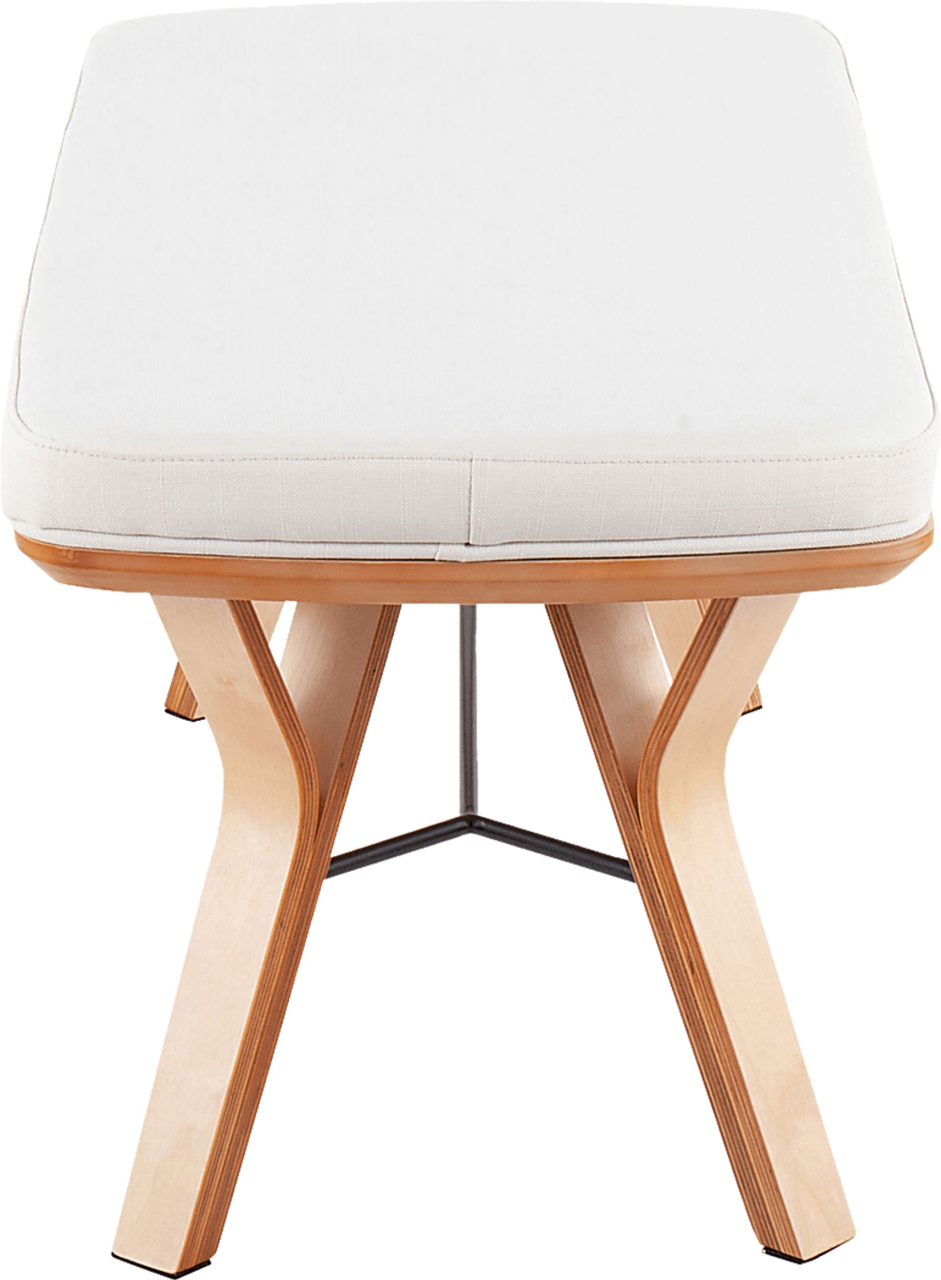 Rushworth I Cream Accent Bench - Image 2