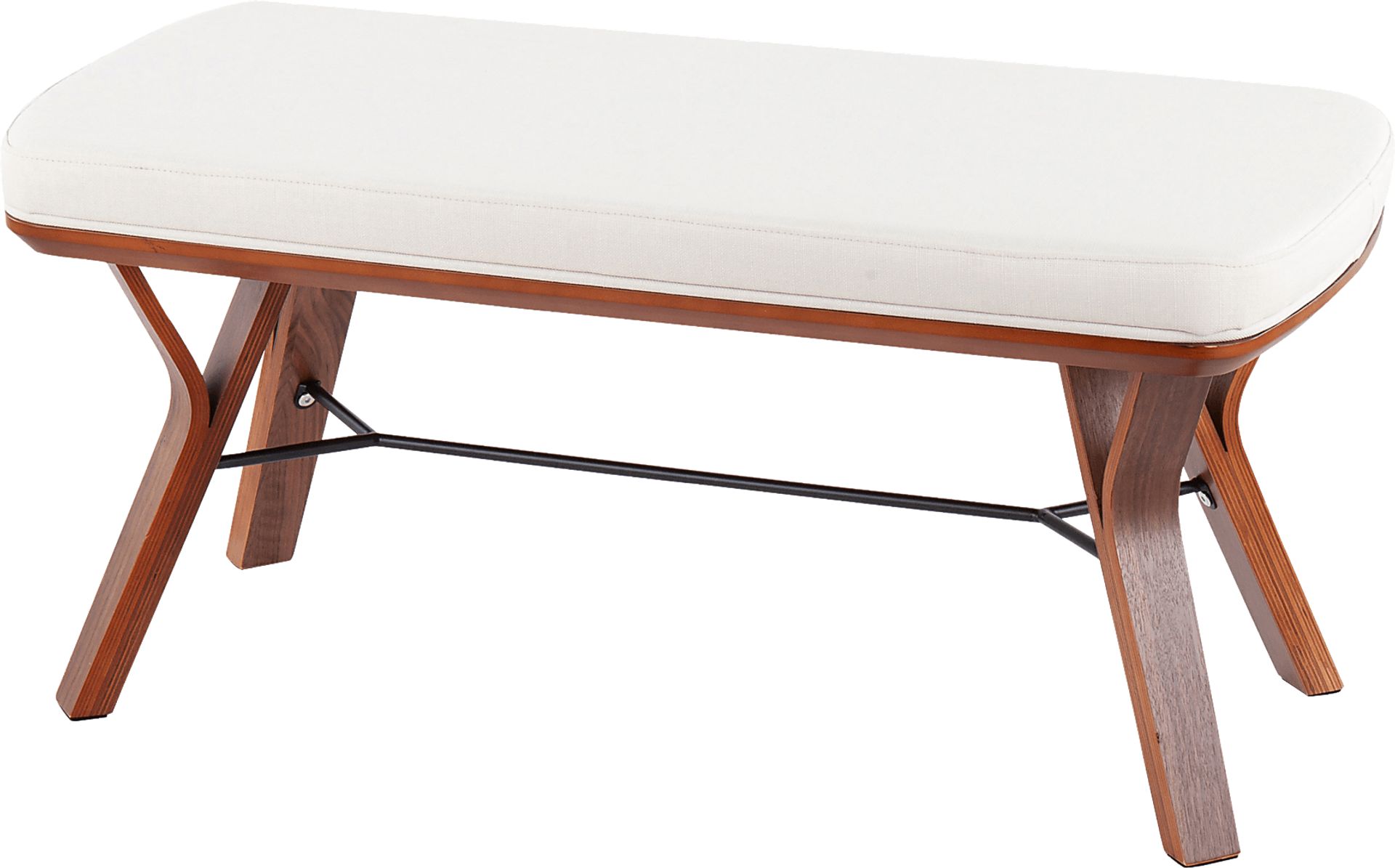 Rushworth II Cream Accent Bench - Image 3