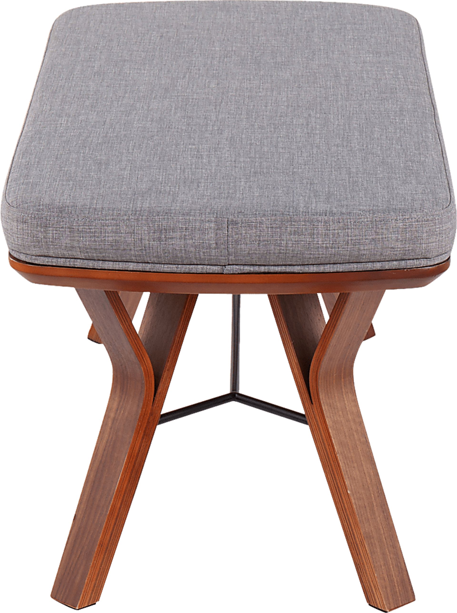 Rushworth II Gray Accent Bench - Image 2
