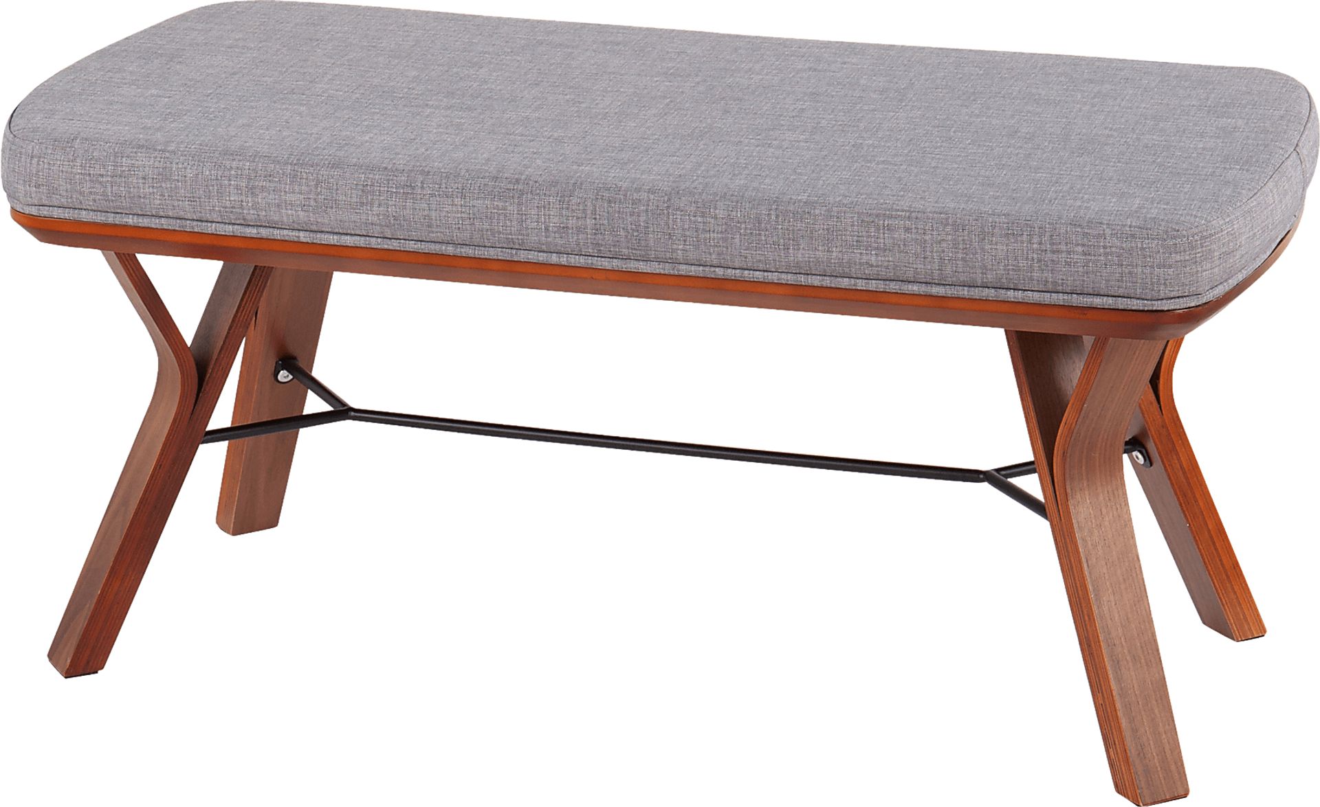 Rushworth II Gray Accent Bench - Image 3