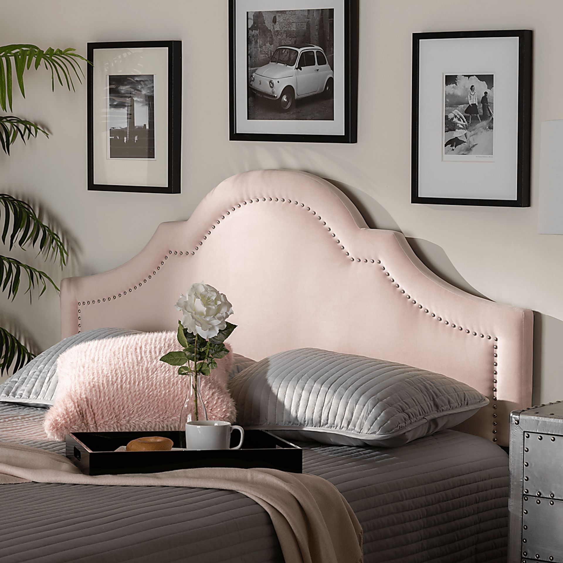 Rusling Pink Queen Headboard - Image 2