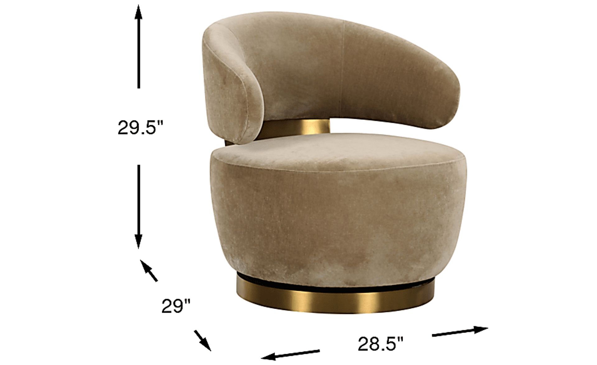 Dimension Image. Please refer to the Dimension Tab on this page for dimension details.