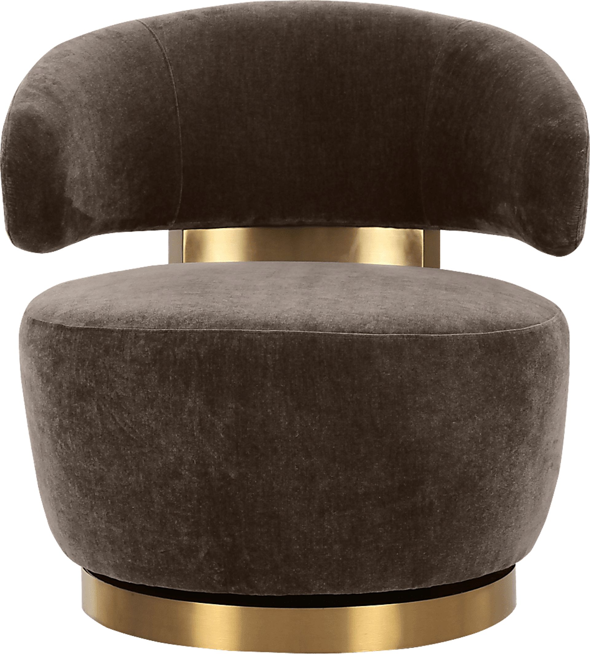 Russe Brown Swivel Chair - Image 2