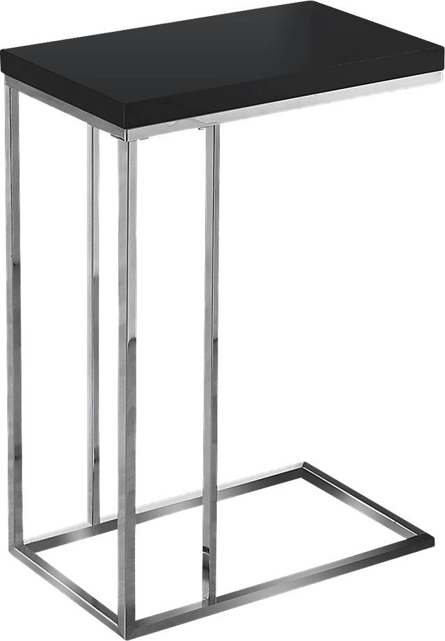 Russleo Black Accent Table - Thumbnail - Image 1