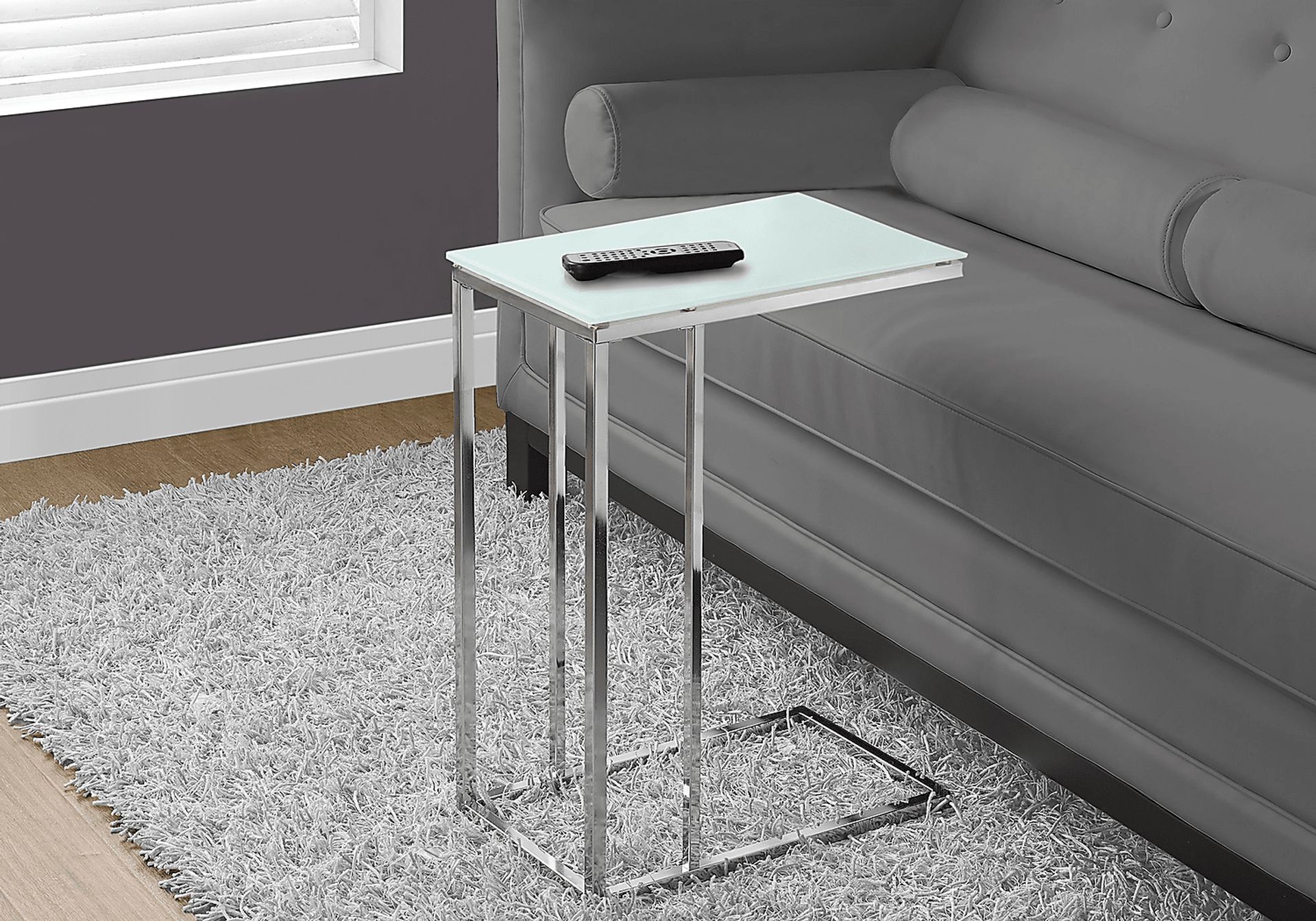 Russleo Chrome Accent Table - Image 2