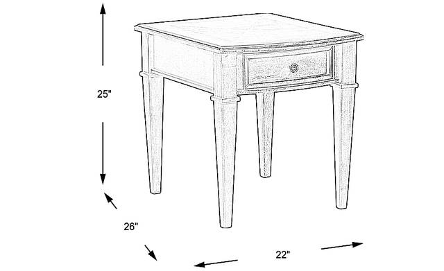 Dimension Image. Please refer to the Dimension Tab on this page for dimension details.