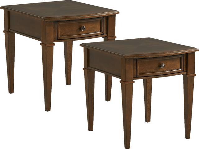 Russo Lane Brown 2 Pc Occasional Table Set - Thumbnail - Image 1