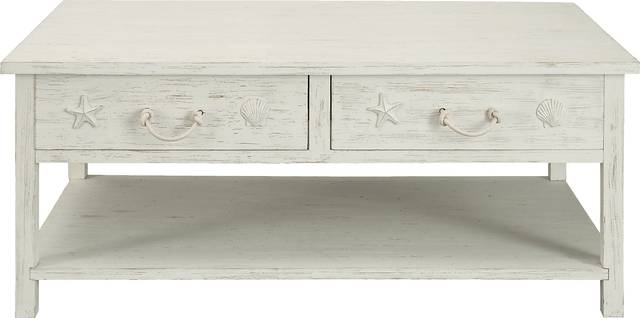 Russwood White Cocktail Table - Thumbnail - Image 2