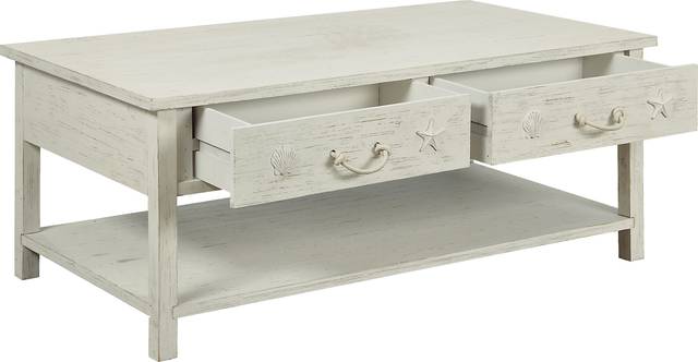 Russwood White Cocktail Table - Thumbnail - Image 3