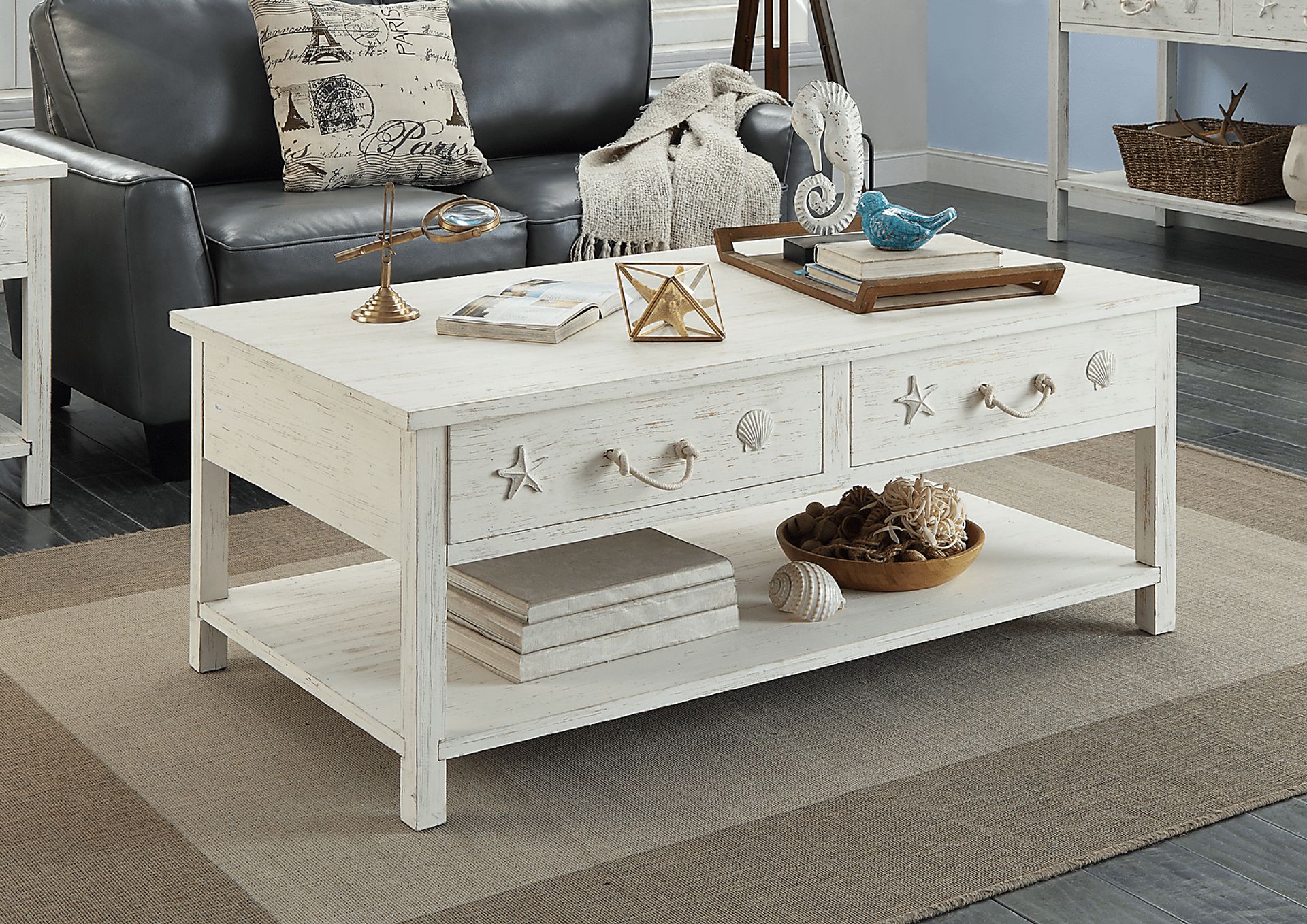 Russwood White Cocktail Table - Image 4