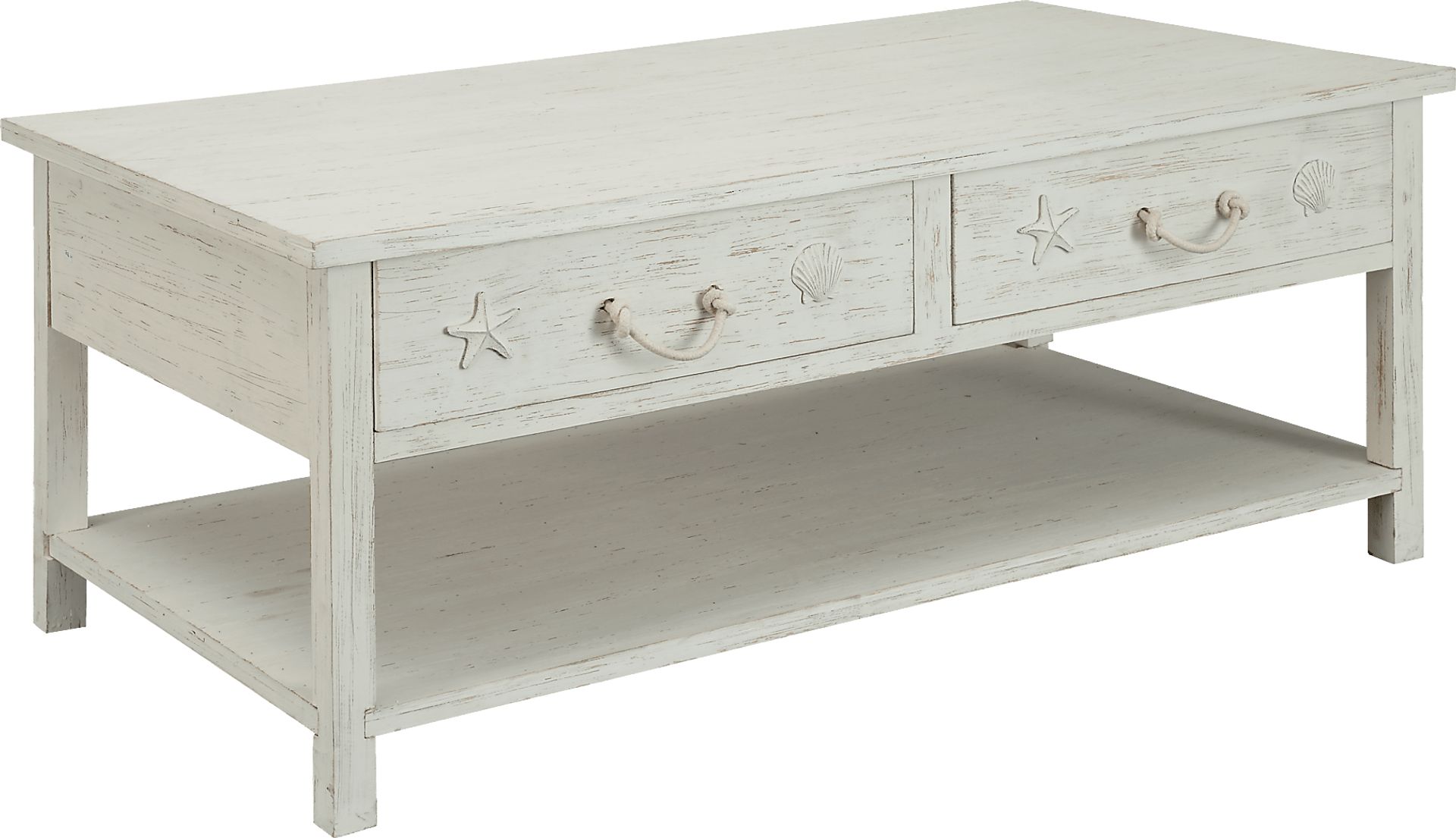 Russwood White Cocktail Table - Image 1