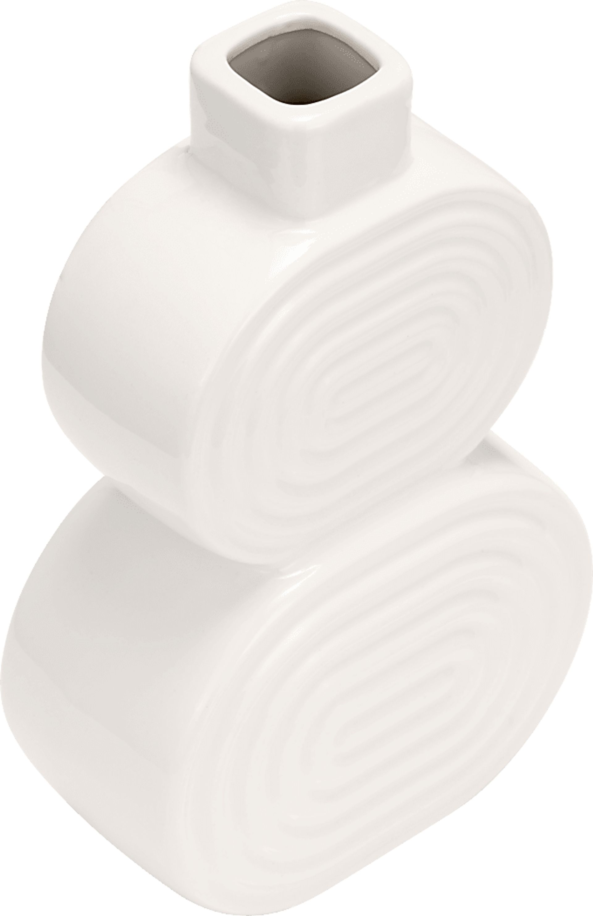 Rustburg White 10 in. Vase - Image 5