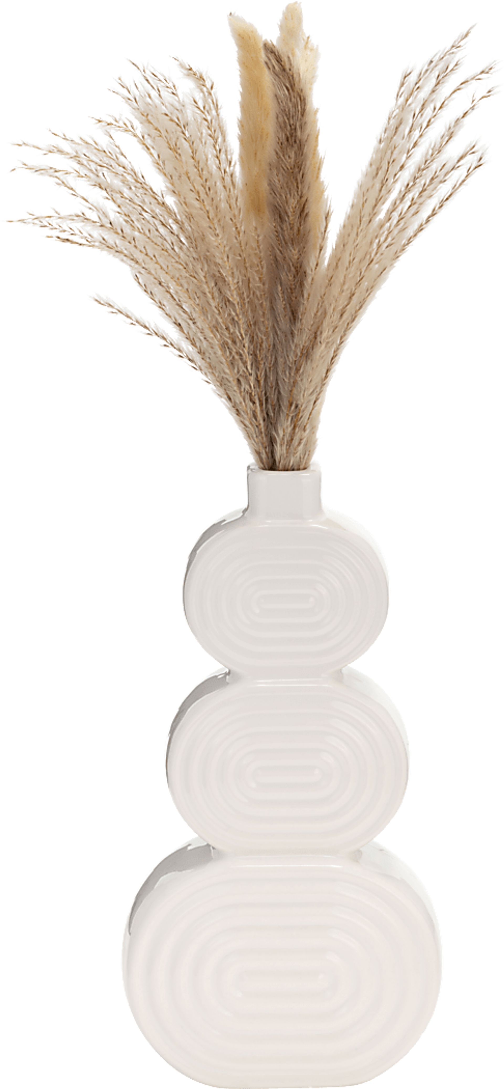 Rustburg White 12 in. Vase - Image 4