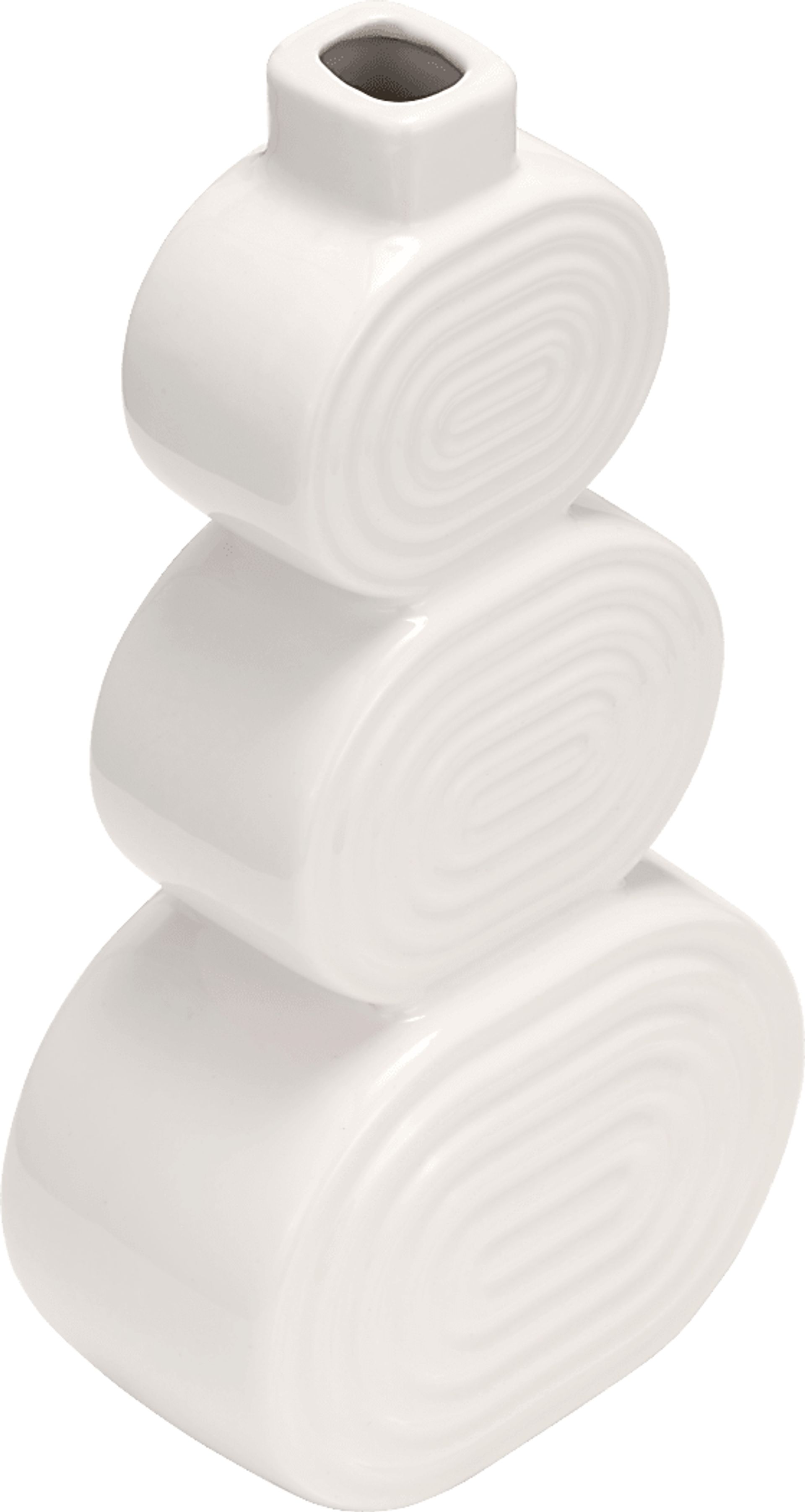 Rustburg White 12 in. Vase - Image 5