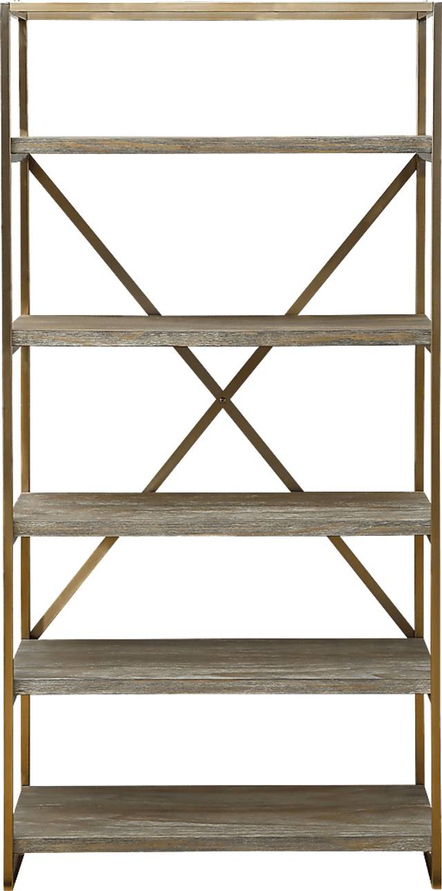 Rustic Goldie Brown Bookcase - Thumbnail - Image 2