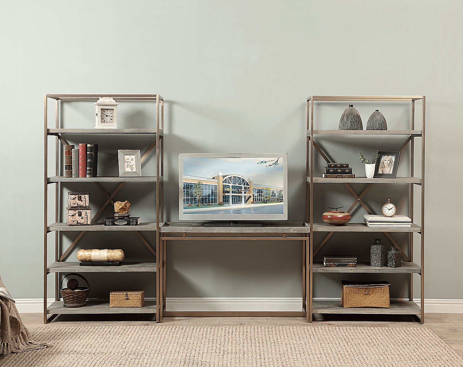 Rustic Goldie Brown Bookcase - Image 4