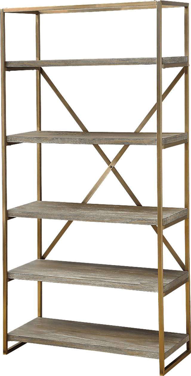 Rustic Goldie Brown Bookcase - Thumbnail - Image 1