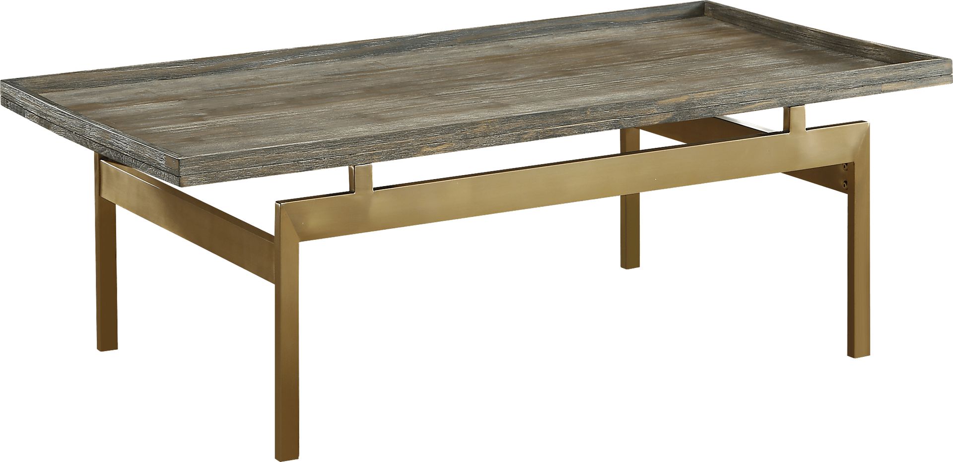 Rustic Goldie Brown Cocktail Table - Image 1