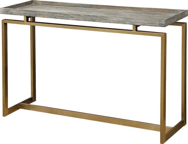 Rustic Goldie Brown Console Table - Thumbnail - Image 1