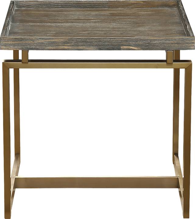 Rustic Goldie Brown End Table - Thumbnail - Image 2