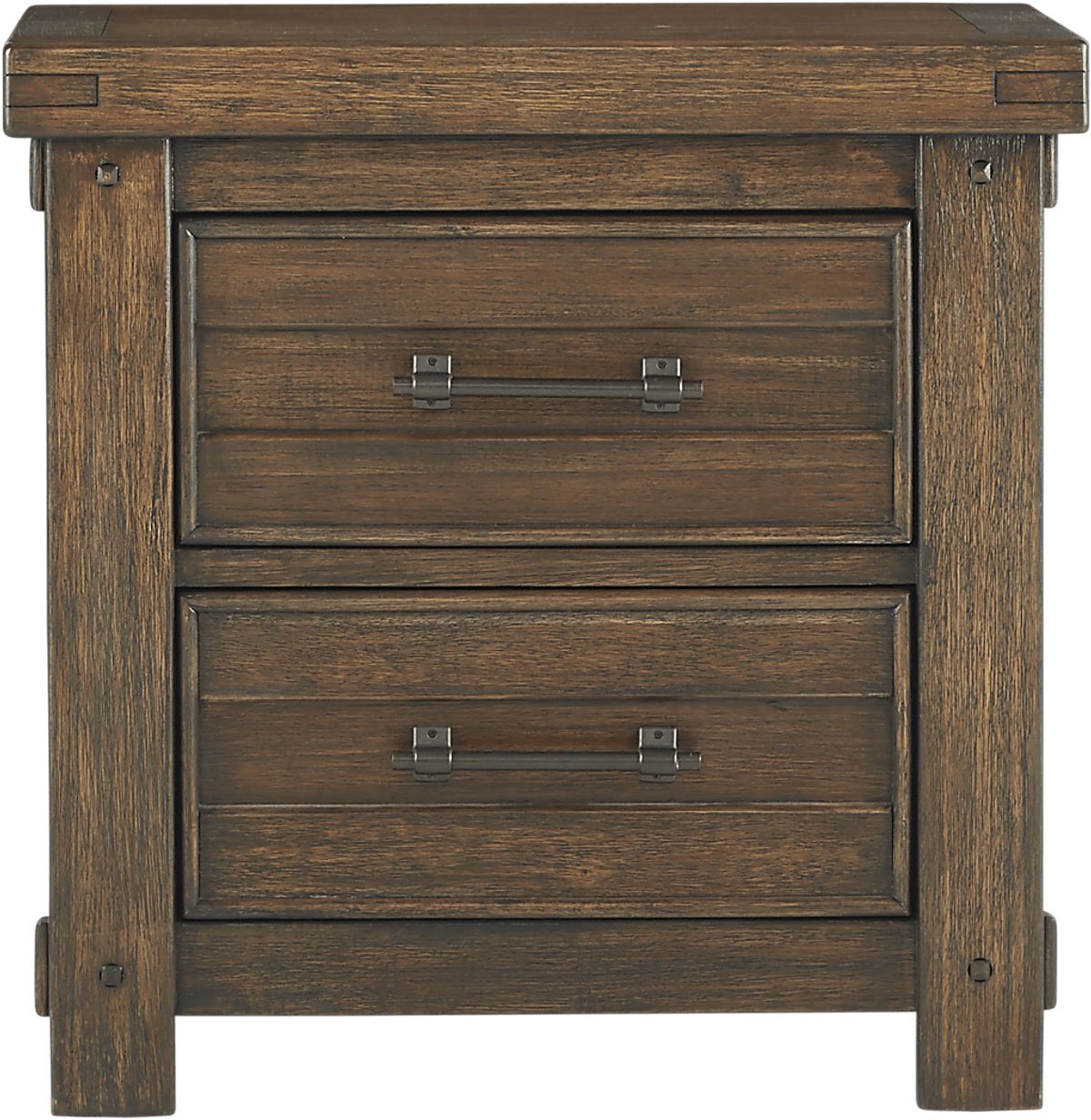 Finlay Espresso Dark Wood Nightstand - Rooms To Go