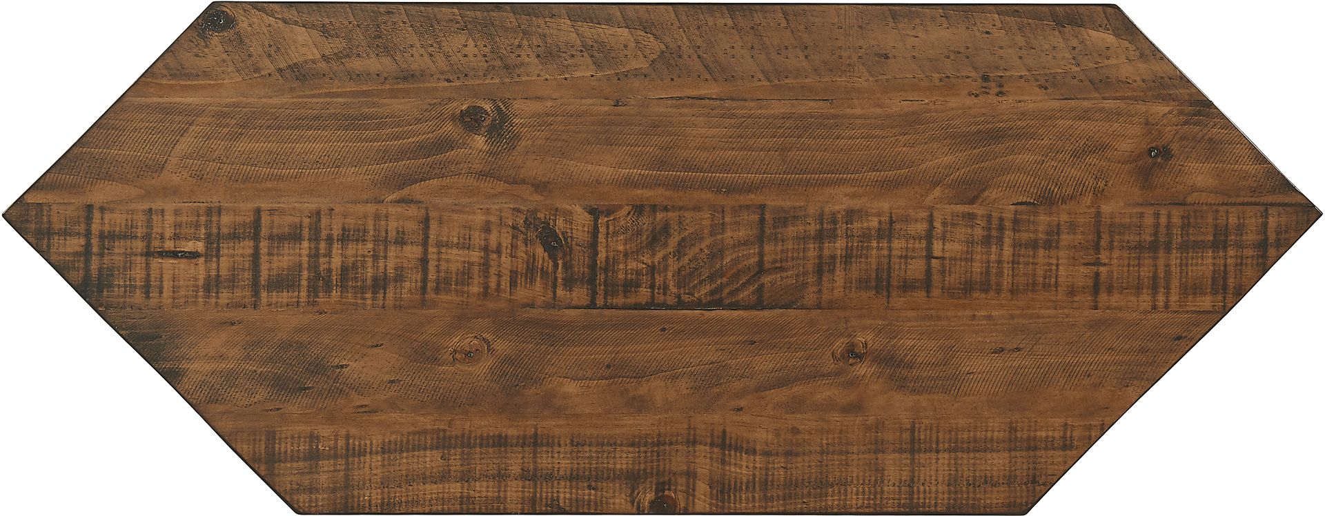 Rustic Path Brown 49.5in Corner Console - Image 3