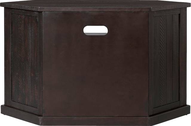 Rustic Path Espresso 49.5 in. Corner Console - Thumbnail - Image 4