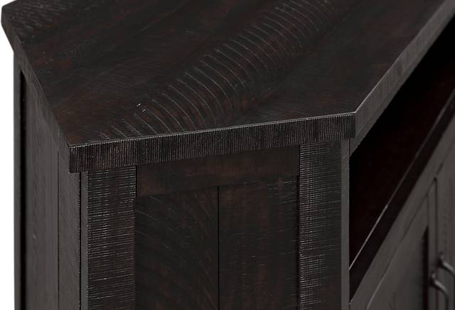 Rustic Path Espresso 49.5 in. Corner Console - Thumbnail - Image 5