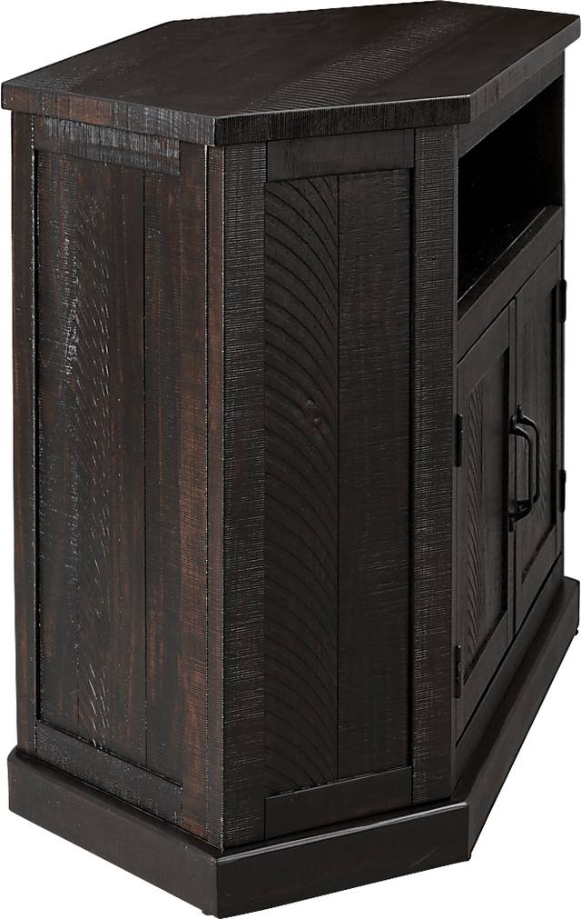 Rustic Path Espresso 49.5 in. Corner Console - Thumbnail - Image 6