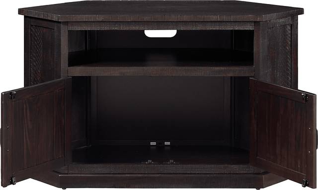 Rustic Path Espresso 49.5 in. Corner Console - Thumbnail - Image 7