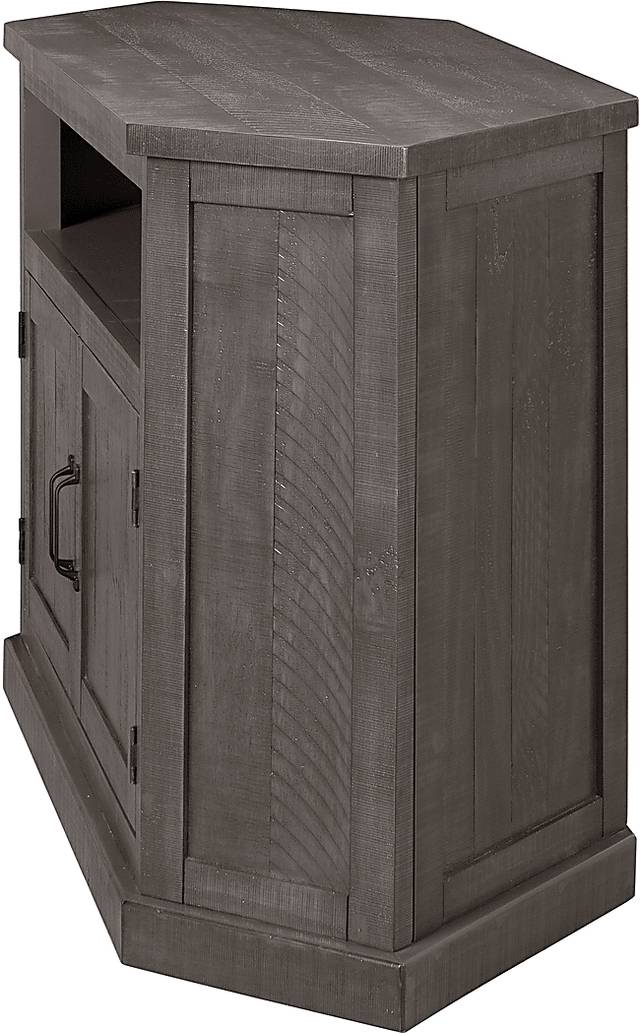 Rustic Path Gray 49.5 in. Corner Console - Thumbnail - Image 5