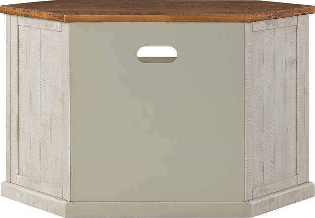 Rustic Path Tobacco 49.5 in. Corner Console - Thumbnail - Image 4