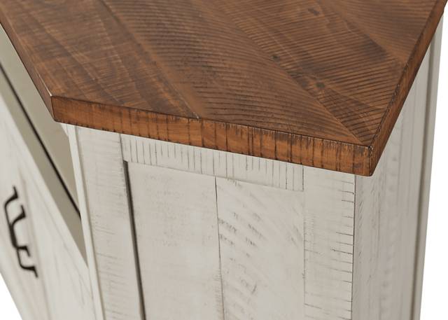 Rustic Path Tobacco 49.5 in. Corner Console - Thumbnail - Image 5