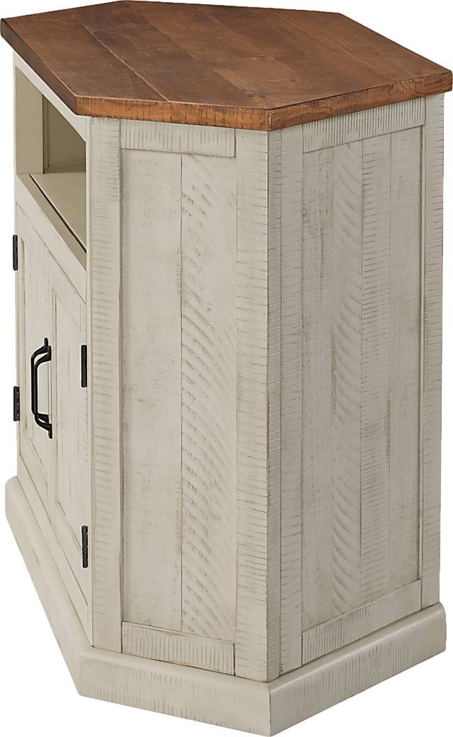 Rustic Path Tobacco 49.5 in. Corner Console - Thumbnail - Image 6
