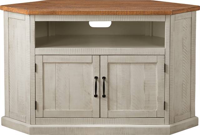 Rustic Path Tobacco 49.5 in. Corner Console - Thumbnail - Image 8