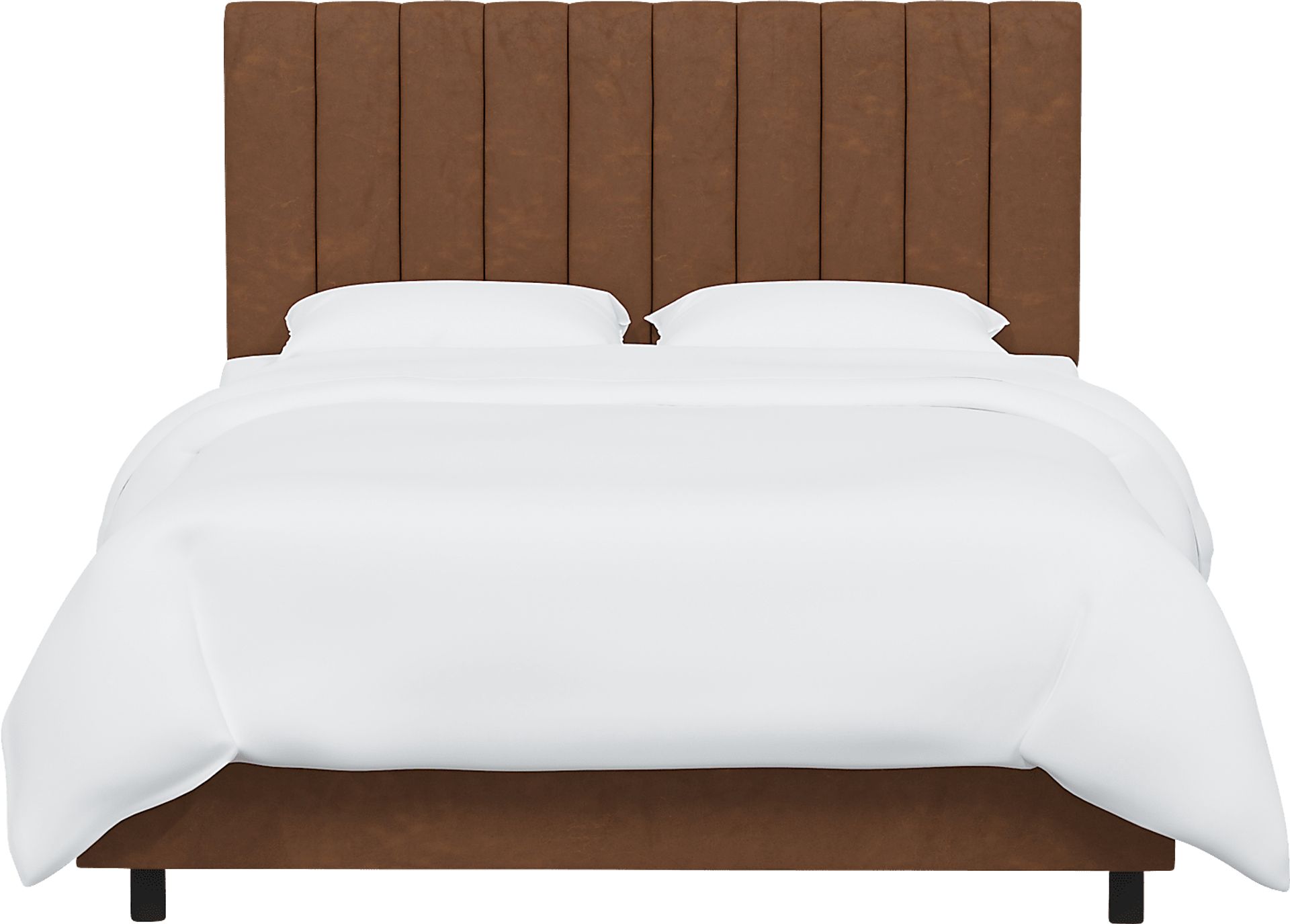 Rustic Saddle I Brown Full Upholstered Bed - Image 2