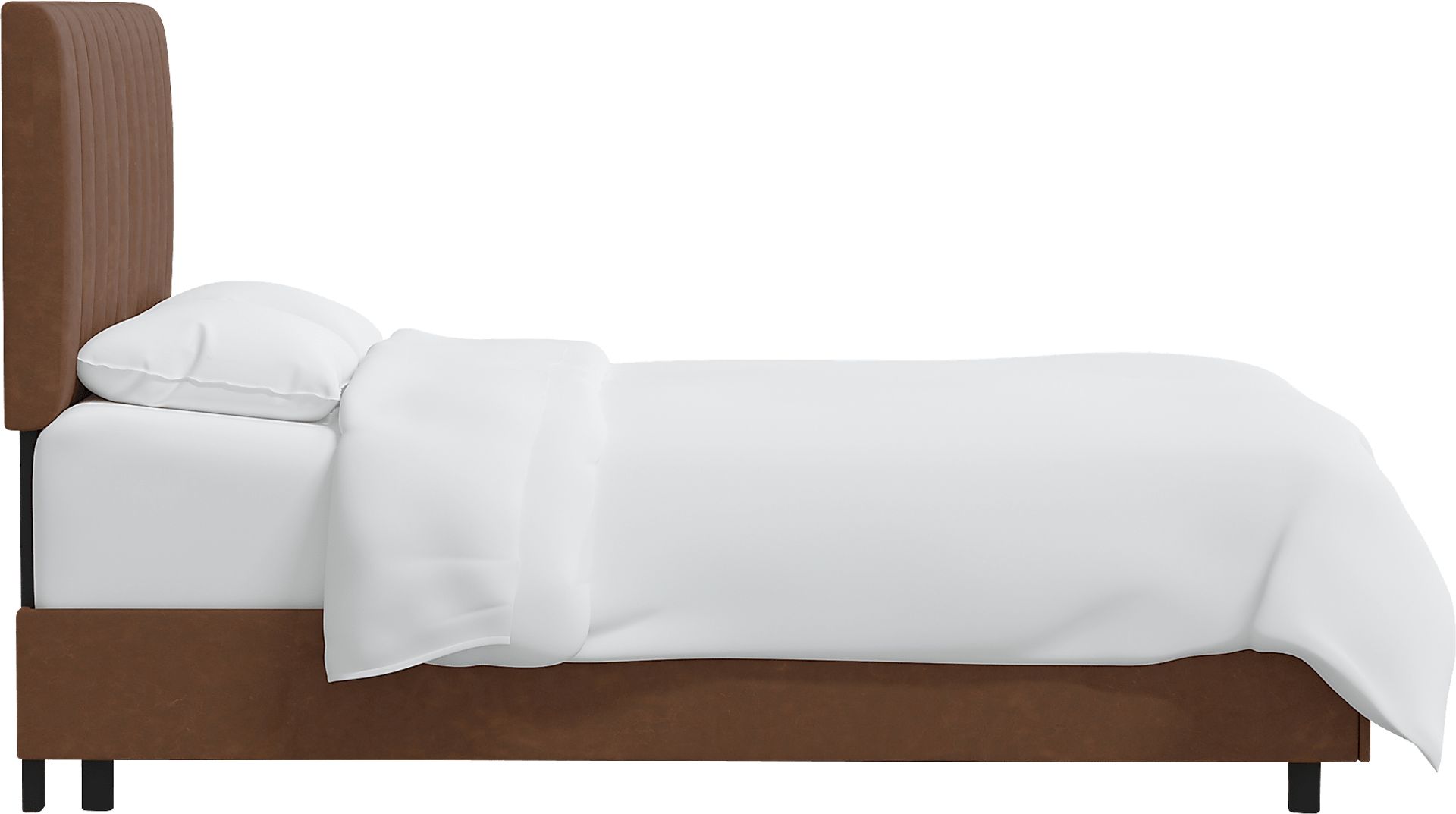 Rustic Saddle I Brown Full Upholstered Bed - Image 3
