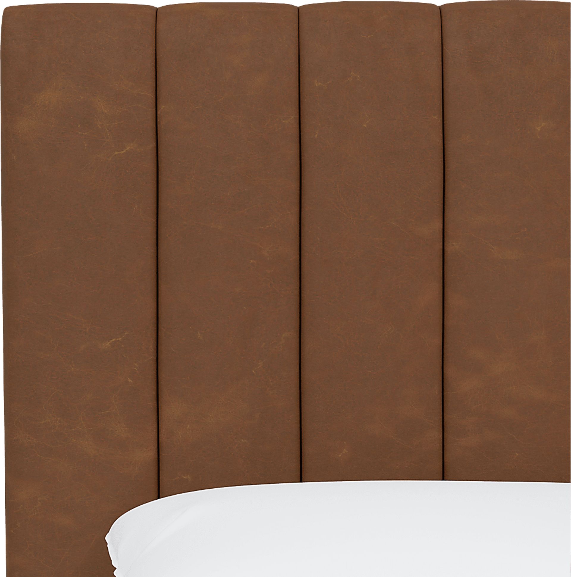 Rustic Saddle I Brown Full Upholstered Bed - Image 4