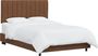 Rustic Saddle I Brown Full Upholstered Bed